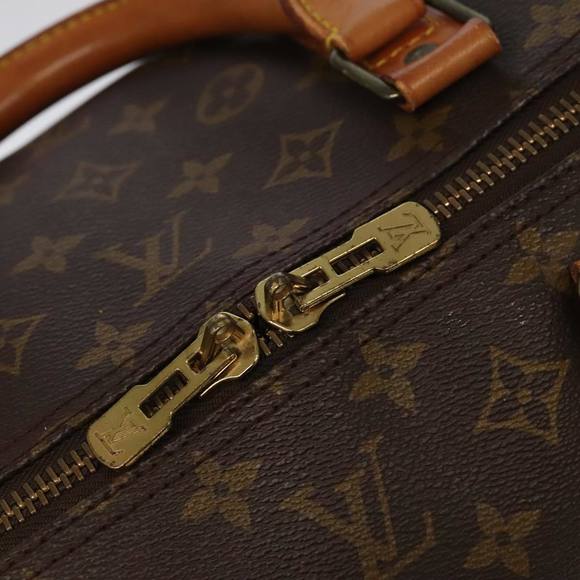 LOUIS VUITTON Monogram Keepall Bandouliere 60 Boston Bag M41412 LV Auth 102497 - Picture 9 of 16